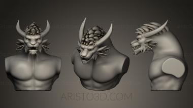 Busts of heroes and monsters (BUSTH_0134) 3D model for CNC machine
